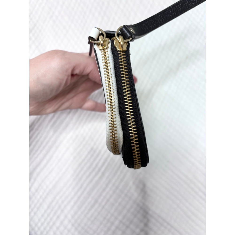 Women's Kate Spade Wallet One Size White Black Gold accents - Picture 10 of 13